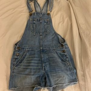 American Eagle Denim Shorts Romper